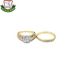 Women's Diamond Wedding Set .448 CTW 10K Yellow Gold (MAE)